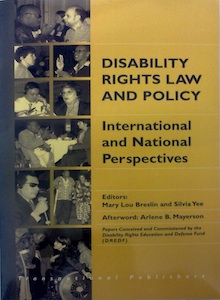 Disability Rights Law and Policy - Book Cover